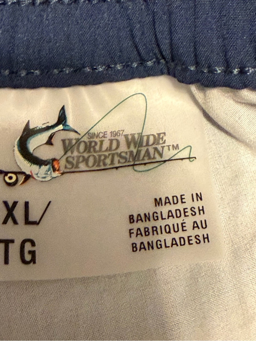 Men’s Blue Teal Printed Athletic Shorts/ swim trunks XXL new with‎ tag - Picture 3 of 9